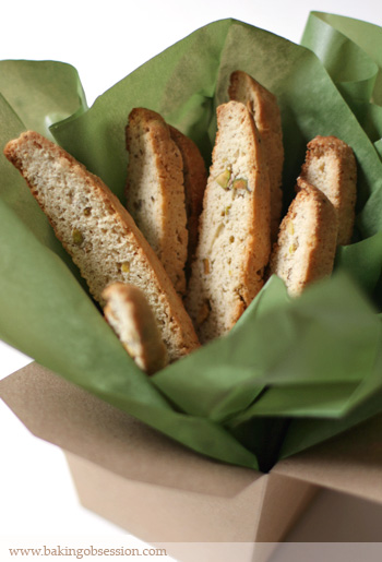 Anise Pistachio Biscotti