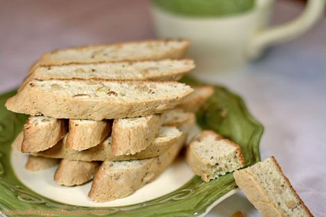 Pine Nuts, Anise and Lemon Biscotti