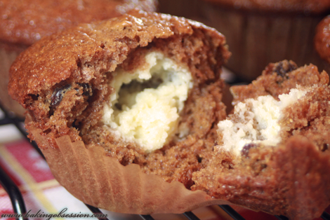 Bran Surprise Muffins (inside)