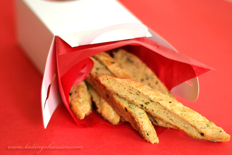 Brown Butter, Lemon, and Caper Biscotti