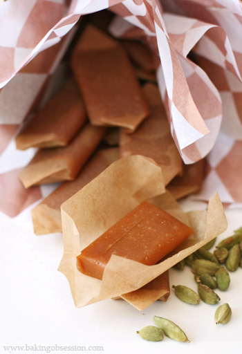 Honey and Cardamom Fleur de Sel Caramels