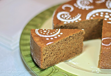 Chai Tea Spice Cake Slice