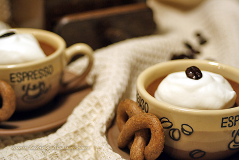 Coffee and Chocolate Pots de Crème