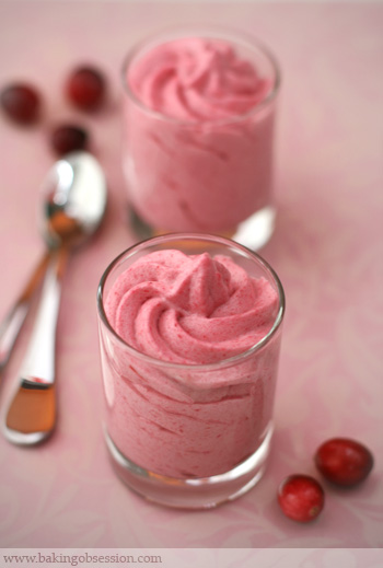 Cranberry Orange Mousse