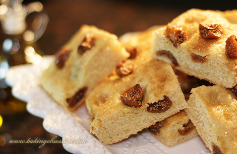 Fig Focaccia Piece