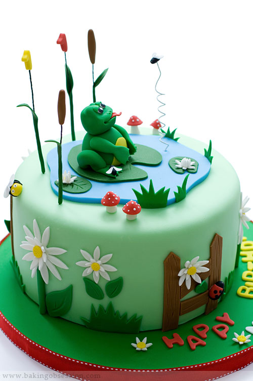 Cute Frog DIY Cake Kit | Baby Shower & 1st Birthday | Recipe