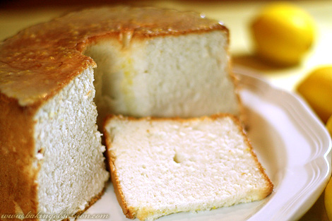 Lemon Angel Food Cake