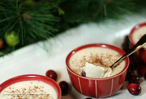 Cranberry-Mascarpone Pots De Crème Inside