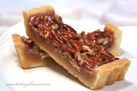 Honey Maple Pecan Tart (slice)