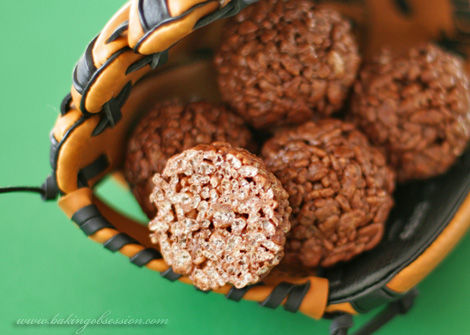 Chocolate Rice Crispies Cut